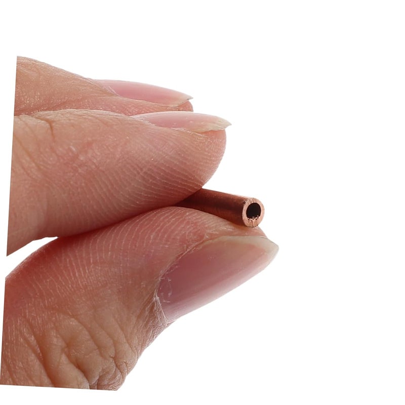 Unomor 2pcs Copper Round Tubes Smooth Surface For DIY Crafts And Industrial Applications - Image 5